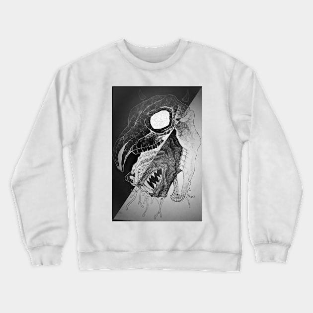 Bad Omens (Split) Crewneck Sweatshirt by Wyyrmwood